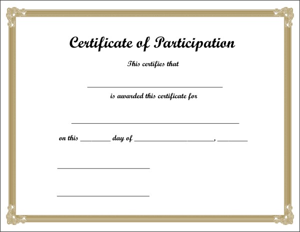 Free Printable Certificate 1